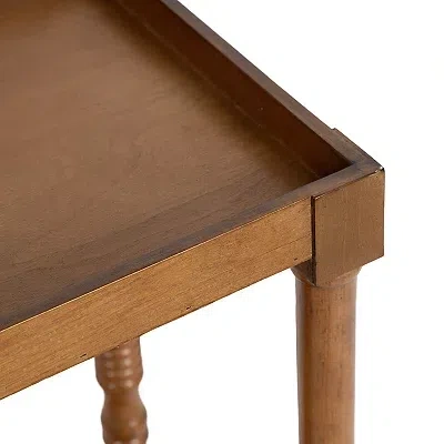 Kirkland's Rustic Bellport Console Table In Brown