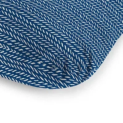Kirkland's Dash Outdoor Chaise Cushion With Ties In Blue