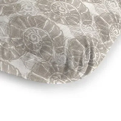 Kirkland's Conch Shell Outdoor Chaise Cushion In Brown