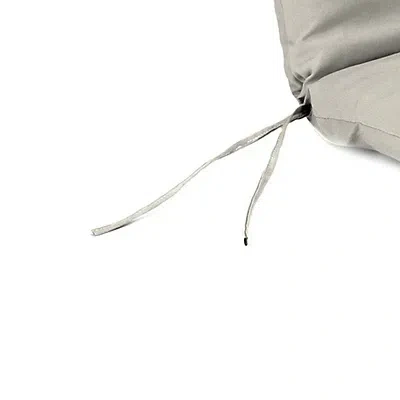 Kirkland's Solid Sand Outdoor Chaise Cushion In Gray