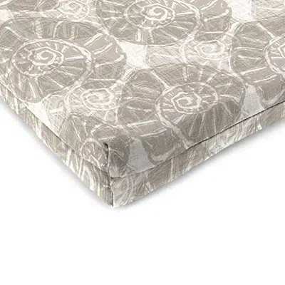Kirkland's Conch Shell Outdoor Seat Cushions In Gray