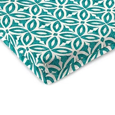 Kirkland's Geometric Outdoor Seat Cushions In Green