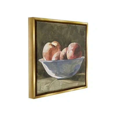 Kirkland's Apples In A Bowl Framed Canvas Art Print In Multi