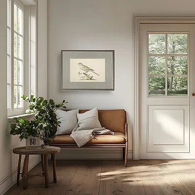 Kirkland's Bird Linen Framed Art Print In Multi