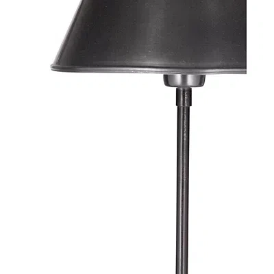Kirkland's Gunmetal Gray Buffet Lamp With Marble Base In Multi
