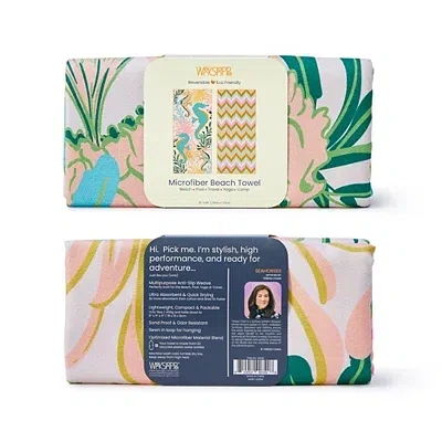 Kirkland's Seahorses Reversible Microfiber Beach Towel In Multi