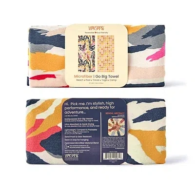 Kirkland's Bengal Abstract Reversible Microfiber Beach Towel In Multi