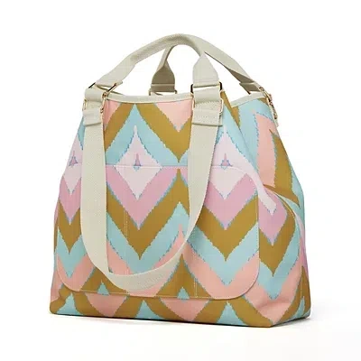 Kirkland's Chevron Tote Bag In Multi