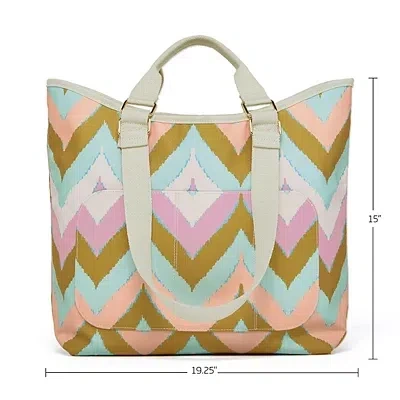 Kirkland's Chevron Tote Bag In Multi