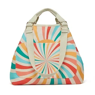 Kirkland's Sun Stripes Tote Bag In Multi