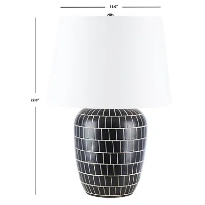 Kirkland's Mosaic Adaline Table Lamp In Black