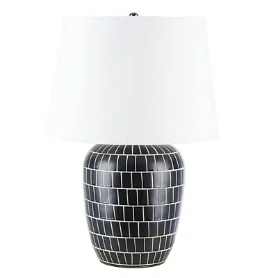 Kirkland's Mosaic Adaline Table Lamp In Black