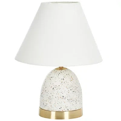 Kirkland's Terrazzo Libbie Table Lamp In White