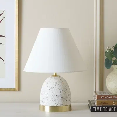 Kirkland's Terrazzo Libbie Table Lamp In White