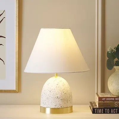 Kirkland's Terrazzo Libbie Table Lamp In White