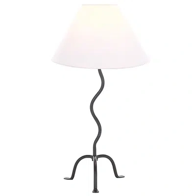 Kirkland's Iron Wavy Rita Table Lamp In Multi