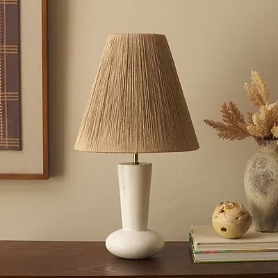 Kirkland's Marble Adele Table Lamp In Multi