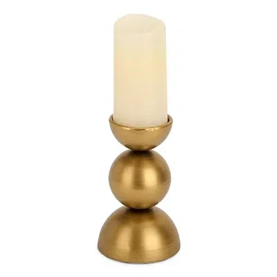 Kirkland's Orb Pillar Candle Holder In Gold