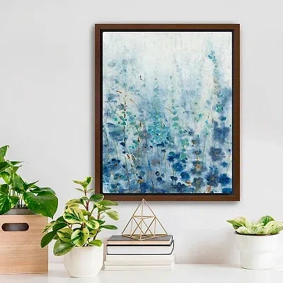 Kirkland's Misty Blooms Framed Canvas Art Print In Multi