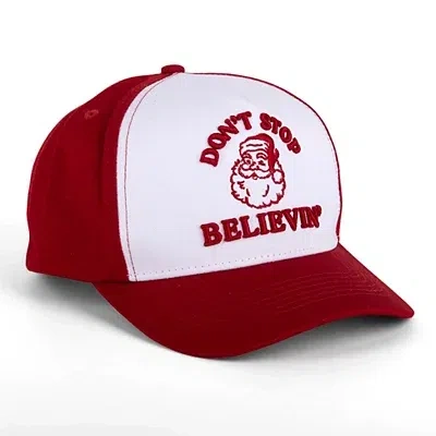 Kirkland's Dont Stop Believin Christmas Baseball Hat In Multi