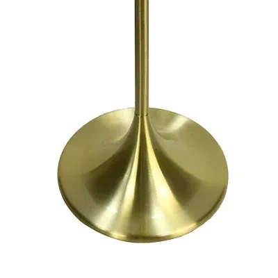 Kirkland's Soft Gold Metal Candlestick Floor Lamp In Multi