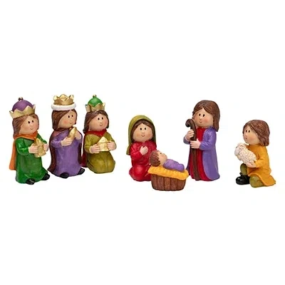 Kirkland's Nativity Set In Multi