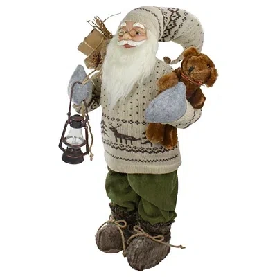Kirkland's Rustic Santa Claus Figurine In Multi