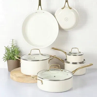 Kirkland's Martha Stewart Lockton 10 Piece Cookware Set In White