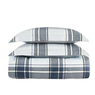 Kirkland's London Fog Nottingham Plaid Twin Comforter Set In Multi