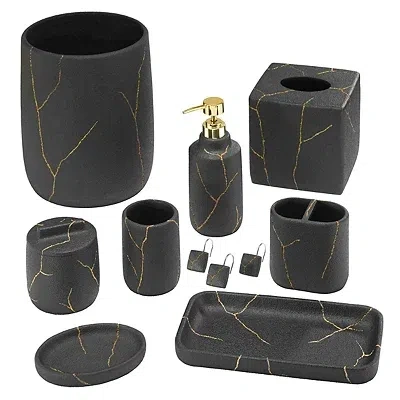 Kirkland's Nicole Miller Sydney Black Soap Dish In Black