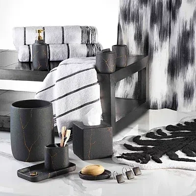 Kirkland's Nicole Miller Sydney Black Soap Dish In Black