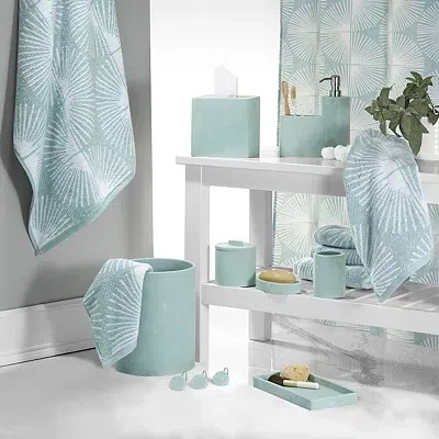 Kirkland's Nicole Miller Blue Kendall Oasis Soap Dish In Blue