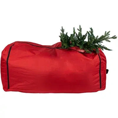 Kirkland's Christmas Tree Rolling Storage Bag In Red