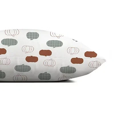 Kirkland's Tiny Pumpkin Pattern Outdoor Pillow In Multi