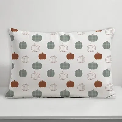 Kirkland's Tiny Pumpkin Pattern Outdoor Pillow In Multi