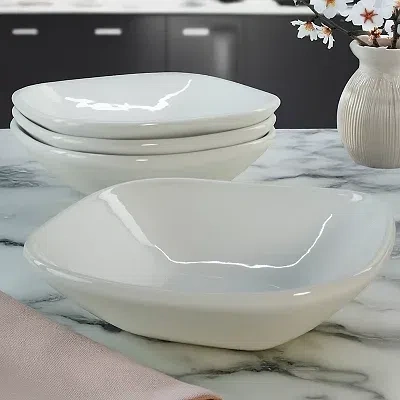 Kirkland's Alabaster Porcelain Dinner Bowls In Purple