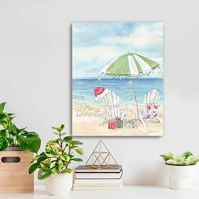 Kirkland's Christmas At The Cape Iii Canvas Art Print In Multi