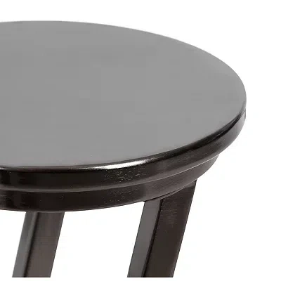 Kirkland's Allie Pewter Metal Cocktail Table In Black