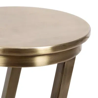 Kirkland's Allie Gold Metal Cocktail Table In Gold