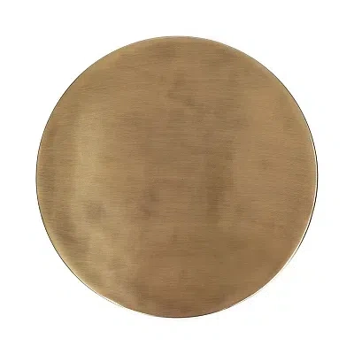 Kirkland's Allie Gold Metal Cocktail Table In Gold