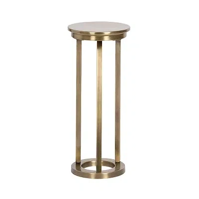 Kirkland's Allie Gold Metal Cocktail Table In Gold