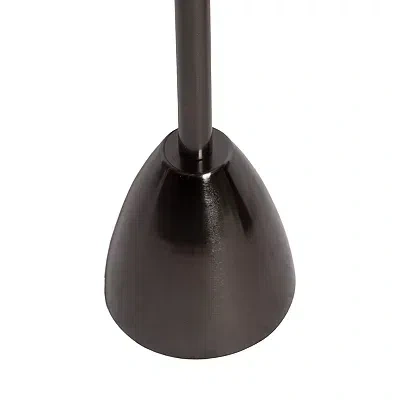 Kirkland's Morizet Pewter Round Cocktail Table In Black