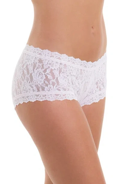Hanky Panky Signature Lace Boyshorts In White