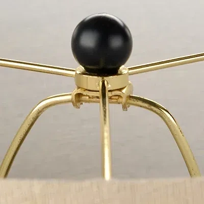 Kirkland's Dark Bronze Iron Tripod Floor Lamp In Multi