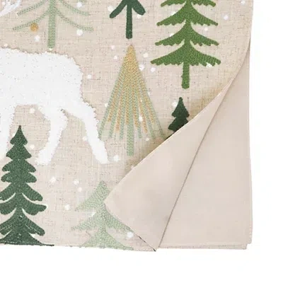 Kirkland's Trees And Reindeer Table Runner In Multi
