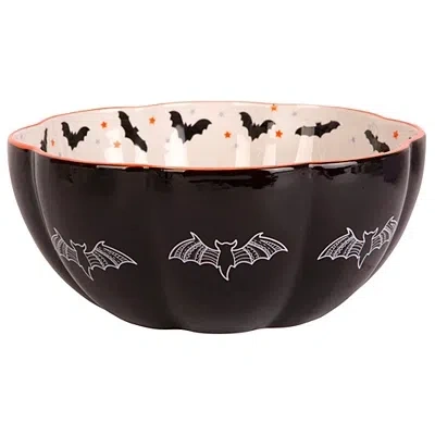 Kirkland's Stay For A Bite Black Ceramic Candy Bowl In Multi