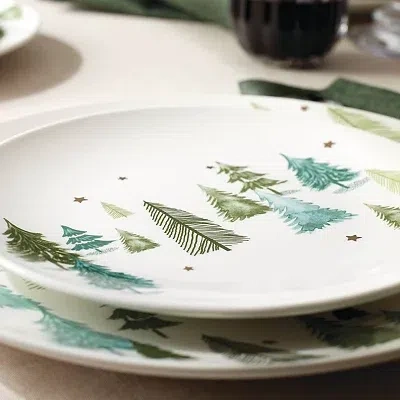 Kirkland's Lenox Balsam Lane Accent Plates In White