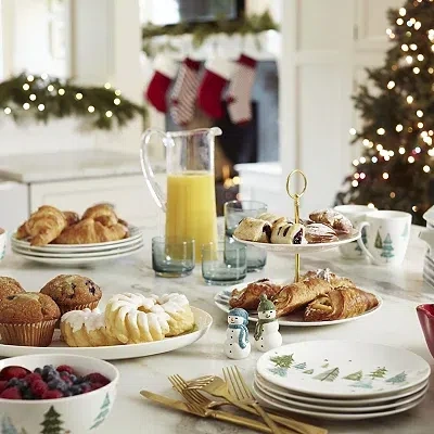 Kirkland's Lenox Balsam Lane Accent Plates In White