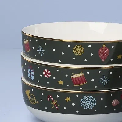 Kirkland's Lenox Nutcracker Ballet Bowls In Green