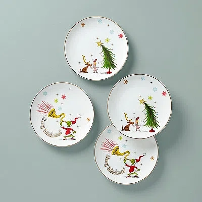 Kirkland's Lenox Merry Grinchmas Accent Plates In Multi